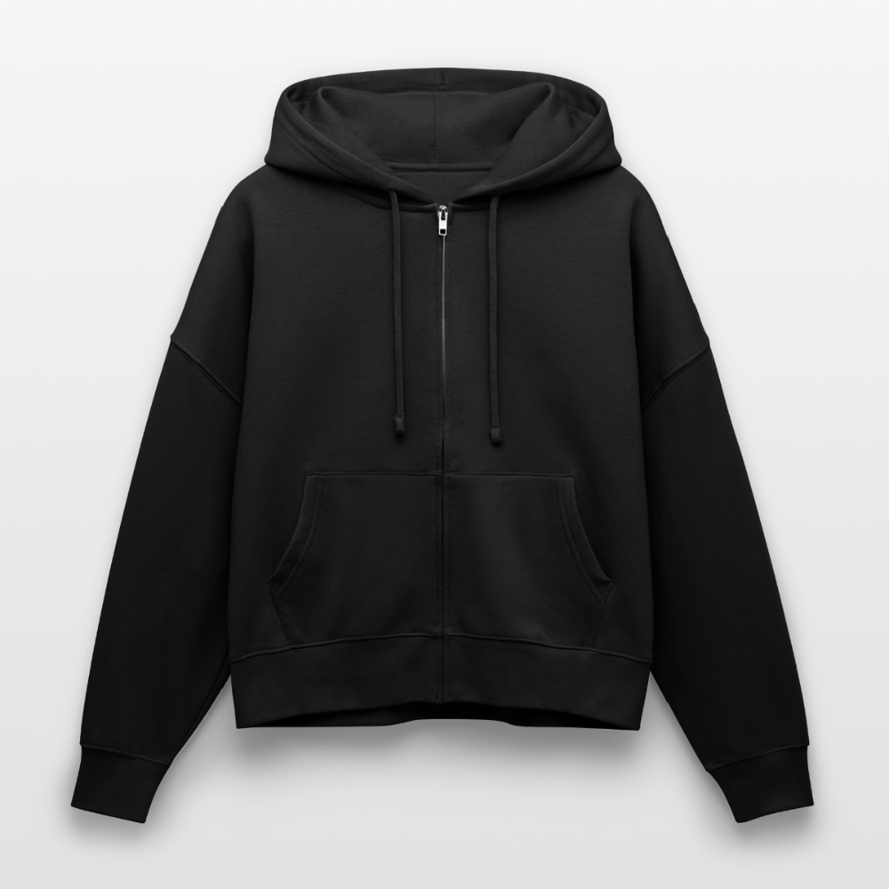 Stanley/Stella Boxy Frauen Bio Zip Hoodie Ida - Schwarz