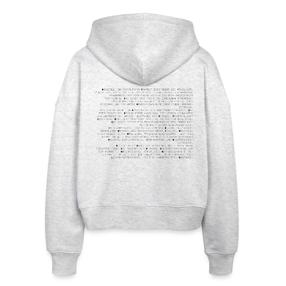 Stanley/Stella Boxy Frauen Bio Zip Hoodie Ida - Weiß meliert