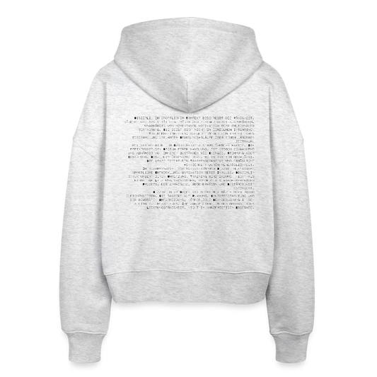 Stanley/Stella Boxy Frauen Bio Zip Hoodie Ida - Weiß meliert
