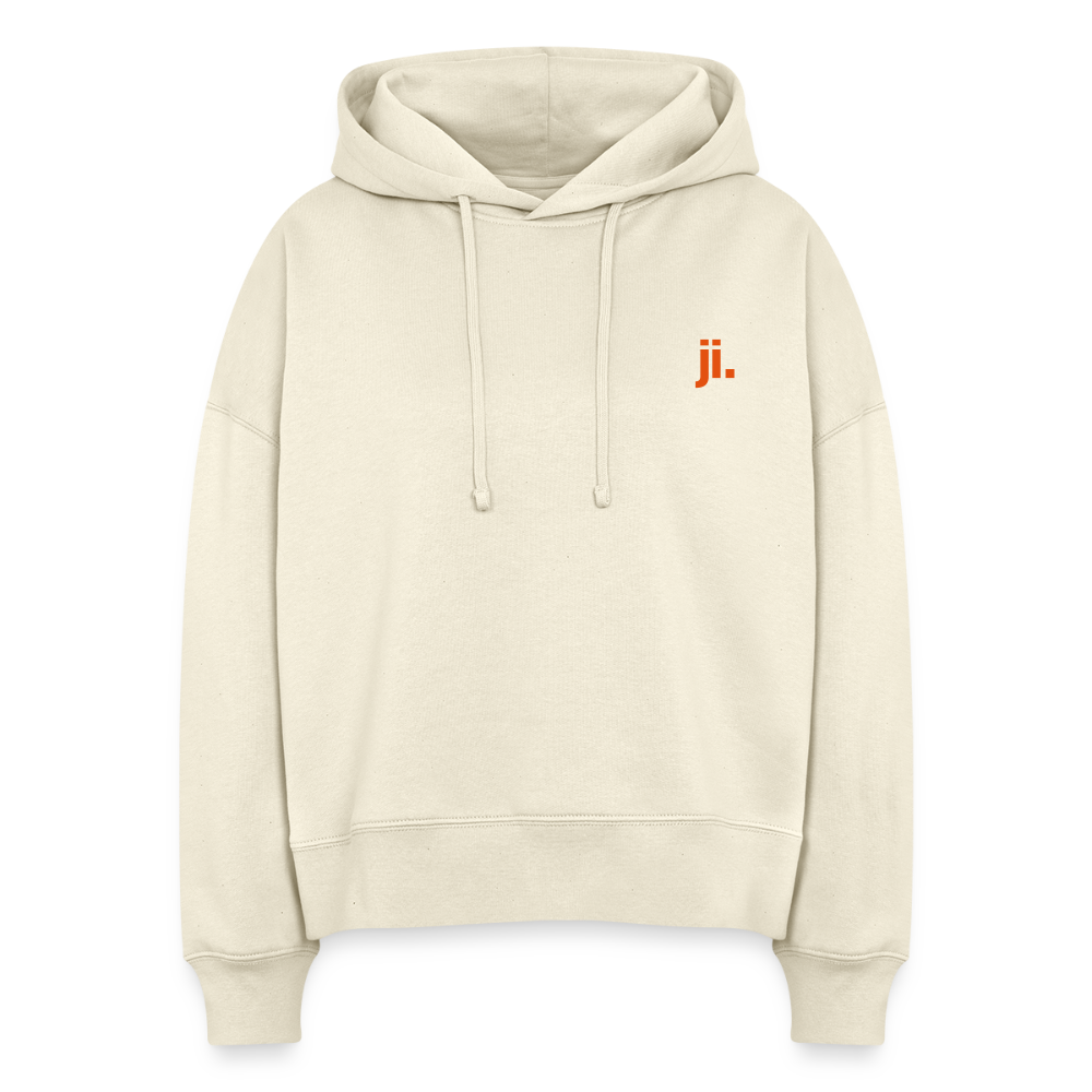 Stanley/Stella Boxy Frauen Bio Hoodie Nora - Weißgrau