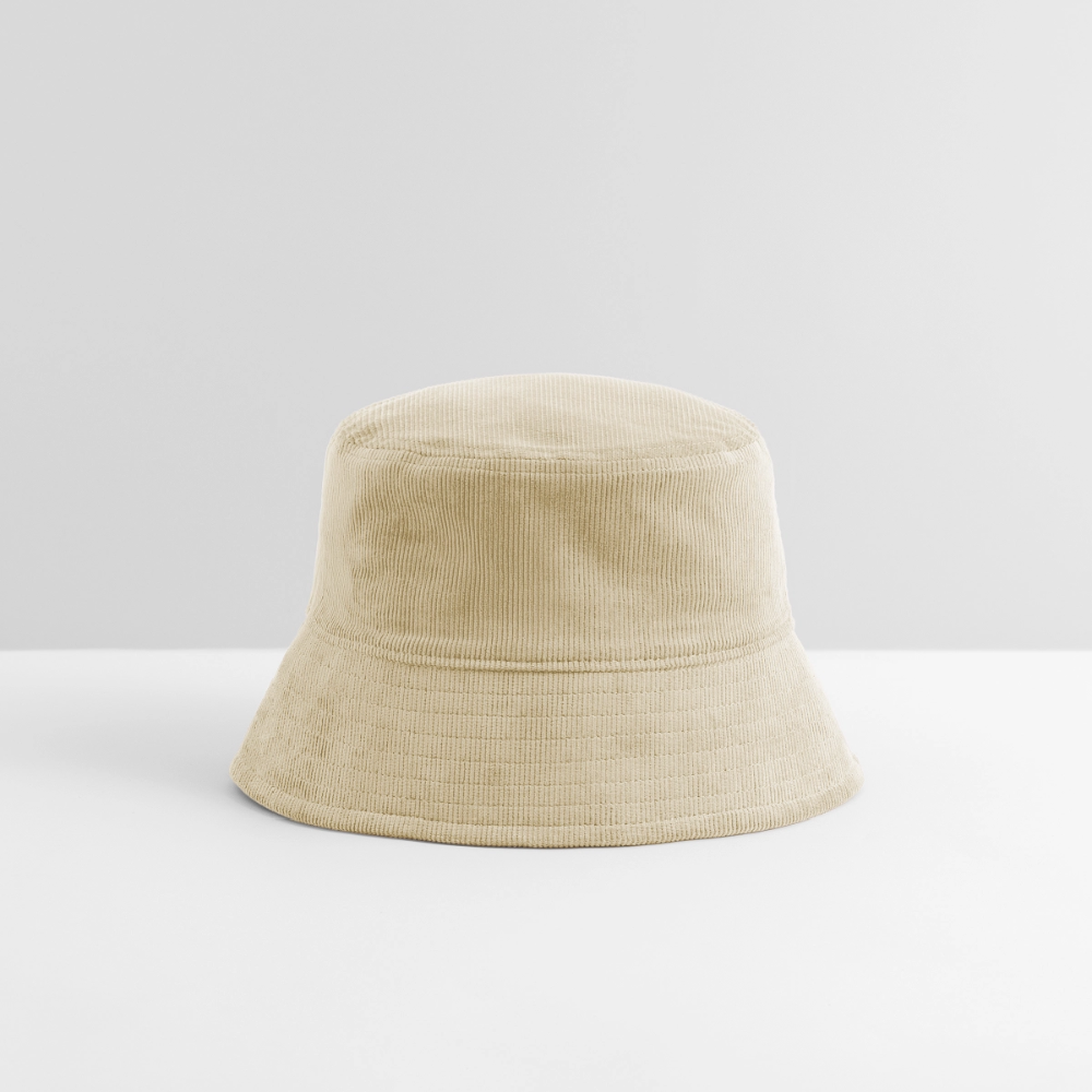 Bio Cord Bucket Hat - Steingrau