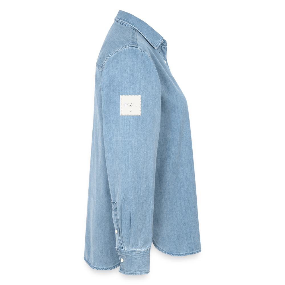 Denim Shirt – Zeitlos, stark & bewusst gefertigt - verwaschenes Hellblau