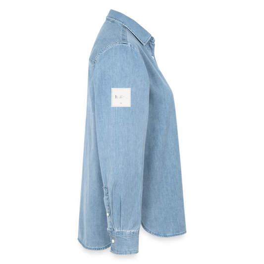 Denim Shirt – Zeitlos, stark & bewusst gefertigt - verwaschenes Hellblau