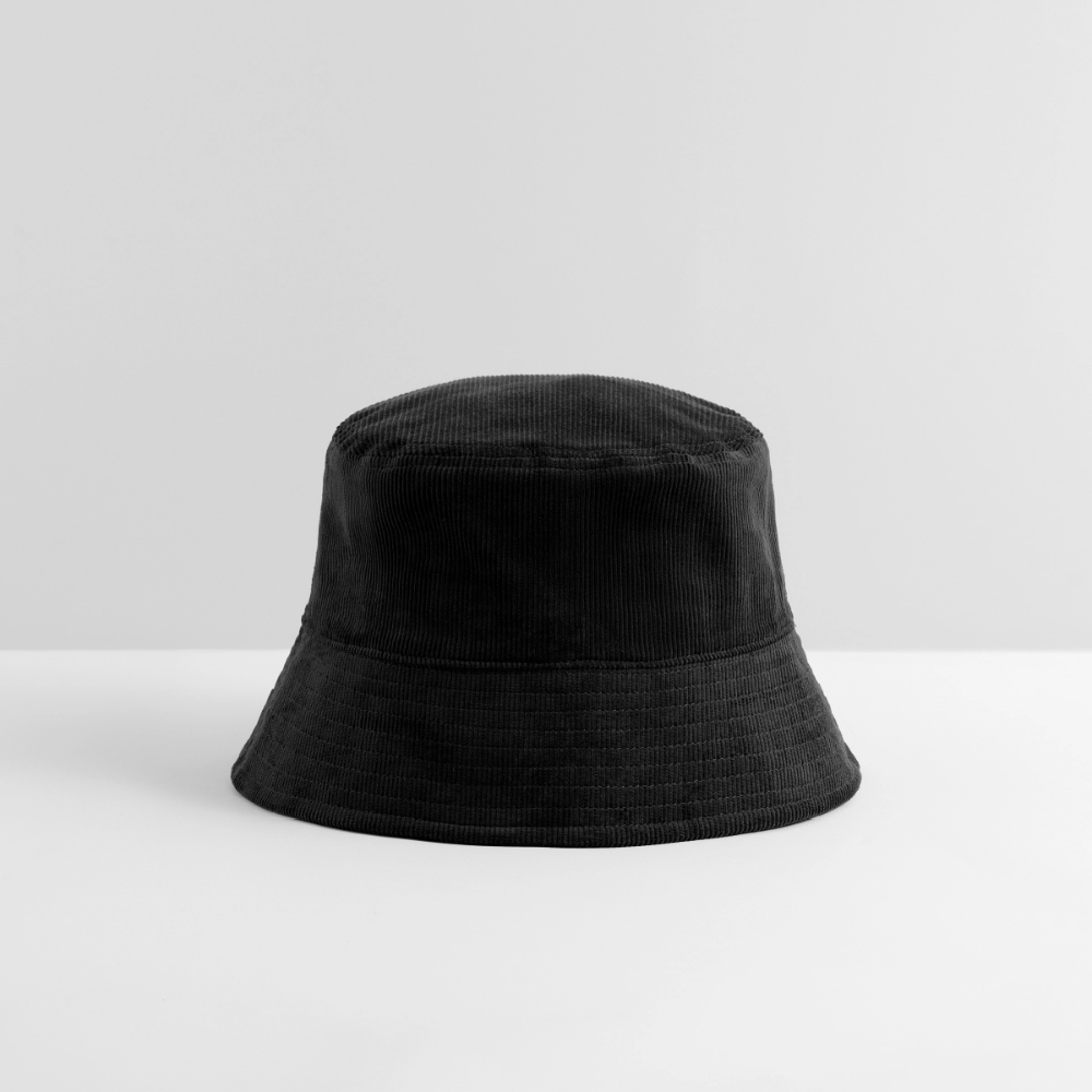 Bio Cord Bucket Hat - Schwarz