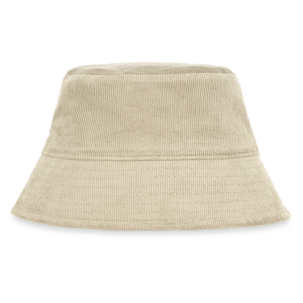 Bio Cord Bucket Hat - Steingrau