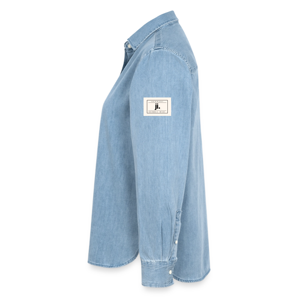 Denim Shirt – Zeitlos, stark & bewusst gefertigt - verwaschenes Hellblau